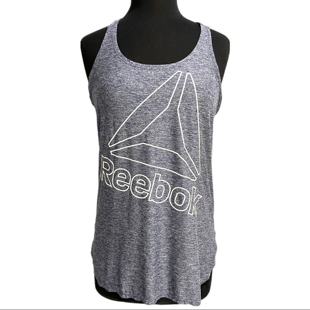 𝅺reebok T-Back Racerback Muscle Tank Sz M